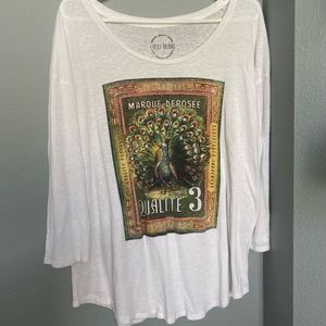 Lucky Brand 3/4 Sleeve Tee
